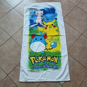 Vintage 1999 Pokemon Towel